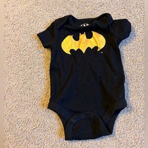 Batman Black and Gold Baby One-Piece Bodysuit